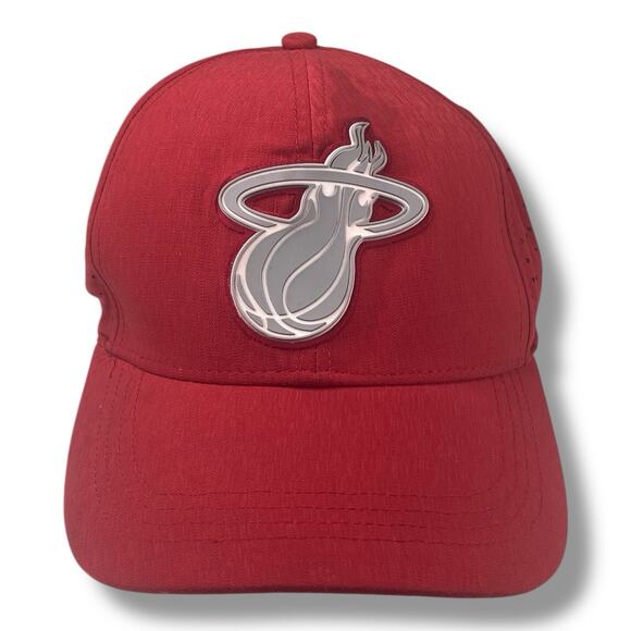 Miami Heat NBA Adjustable Snapback Hat Red Ultra Game Mesh Cap - Picture 1 of 6